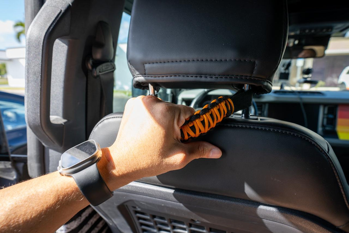 2021 Bronco Paracord Rear Headrest Grab Handles