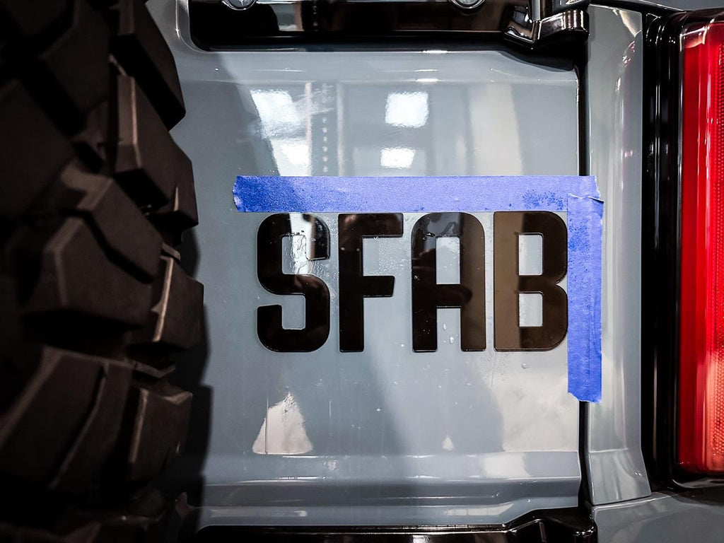 2021 Ford Bronco Rear Tailgate Letters Acrylic Emblem