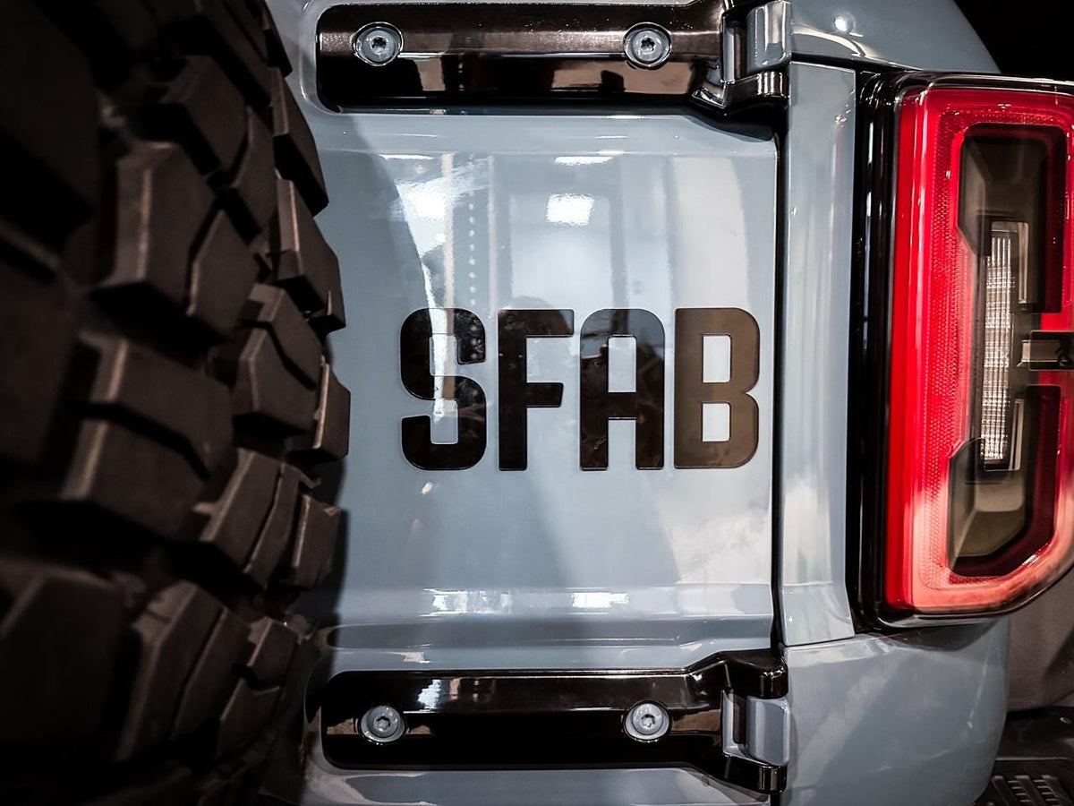 2021 Ford Bronco Rear Tailgate Letters Acrylic Emblem