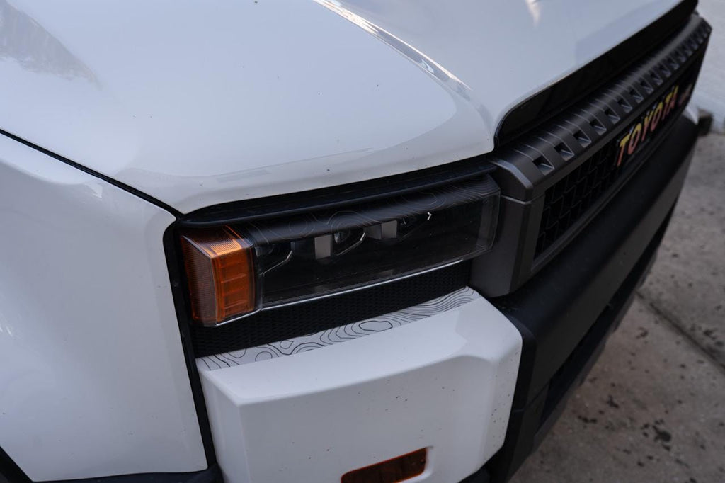 2024 Land Cruiser DRL Bar Overlay Decal Vinyl Sticker for Rectangular Headlights