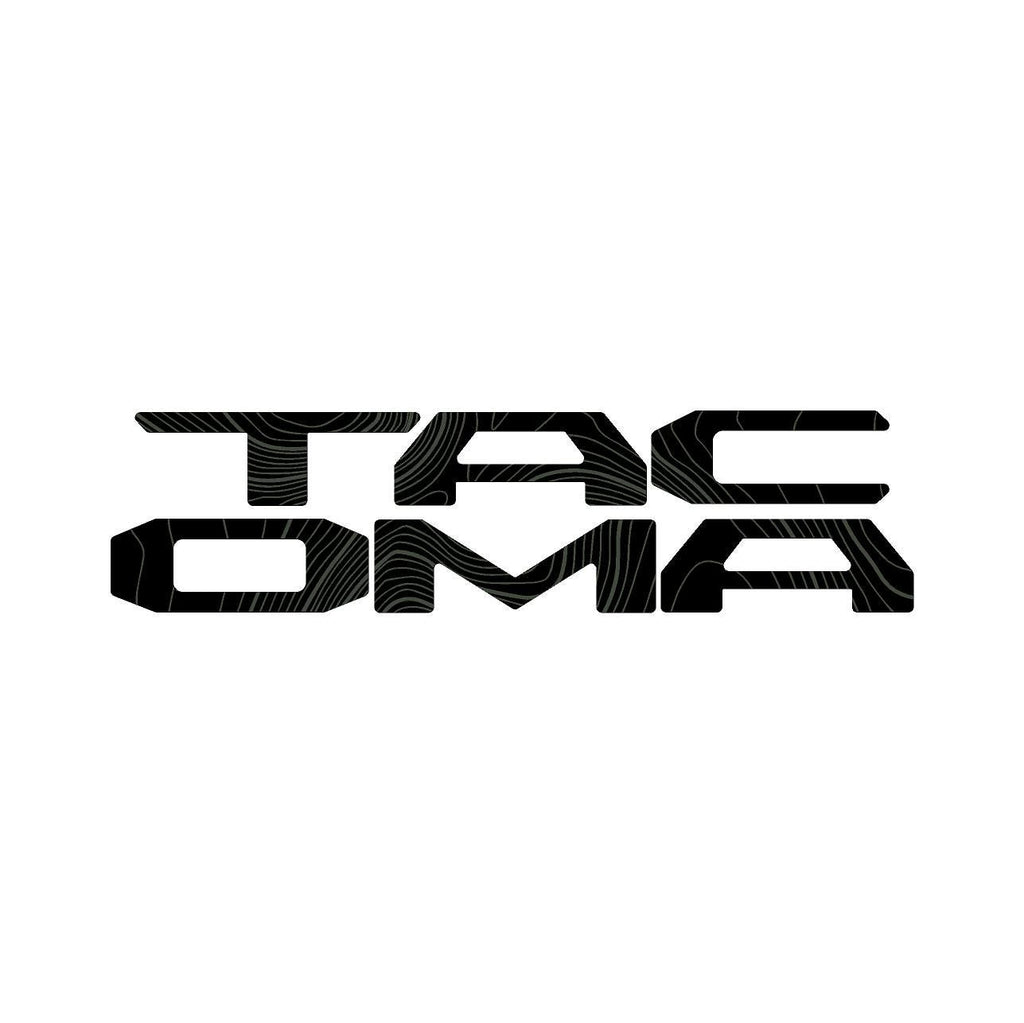 2024 Toyota Tacoma Topographic Tailgate Letters Stickers Decals Emblem Logo