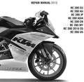 2015 KTM RC 390 Service Repair Manual