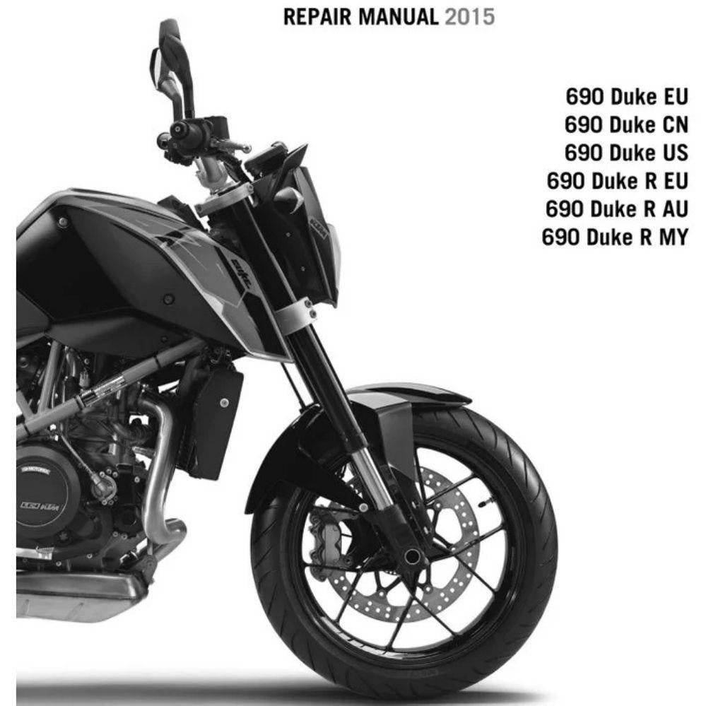 2015 KTM 690 Duke Service Repair Manual