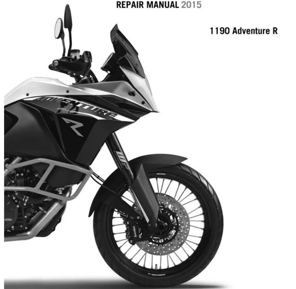 2015 KTM 1190 Adventure R Service Repair Manual