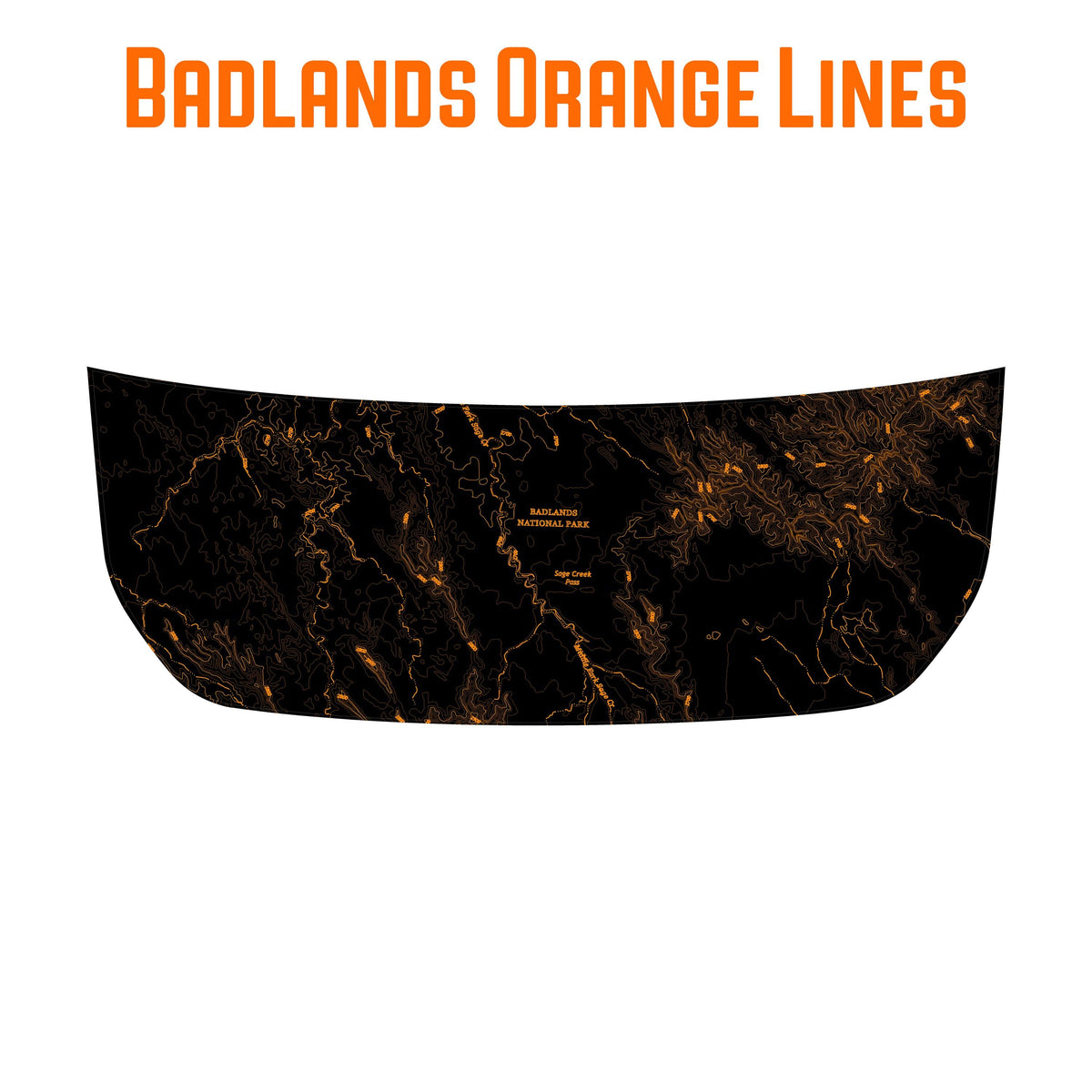 Badlands South Dakota USGS Topographic Map 2021 Up Ford Bronco