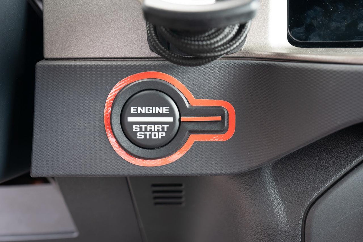 Ford Bronco Push to Start Button Decal: Accent Sticker