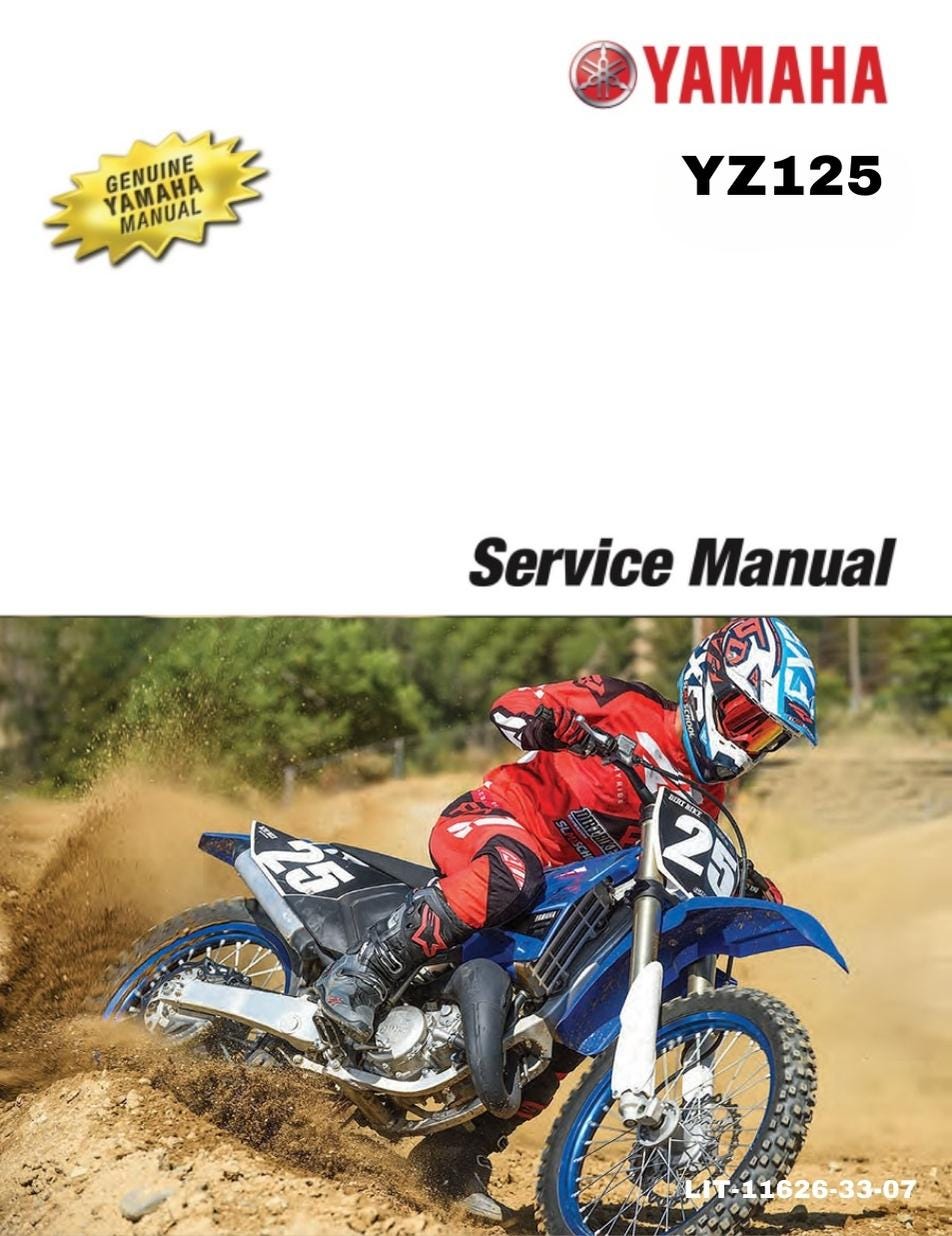YAMAHA YZ125 2020 Workshop Repair Service Manual