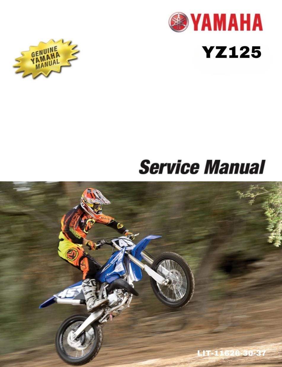 YAMAHA YZ125 2017 Workshop Repair Service Manual