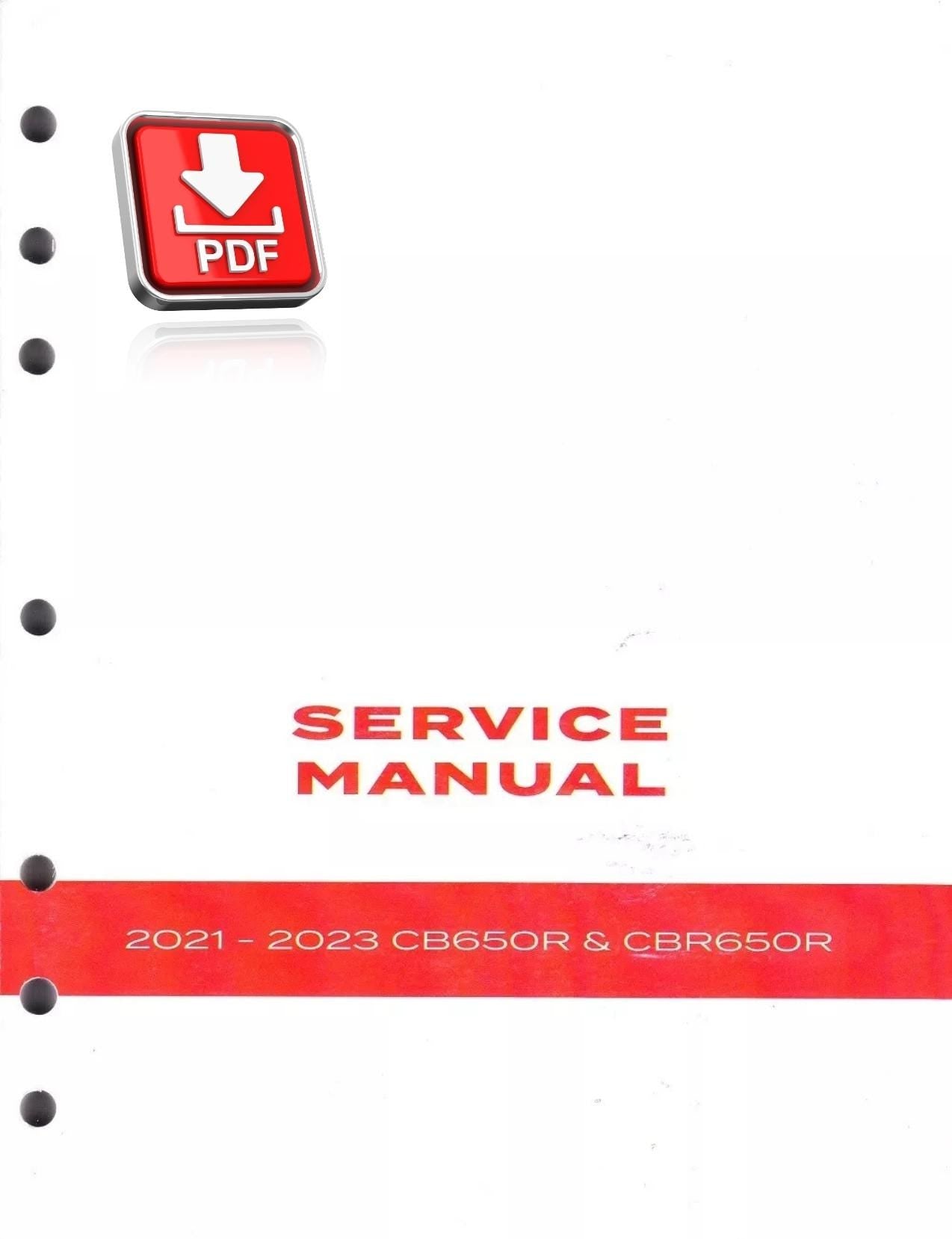 2021-2023 Honda CB650R CBR650R ABS Service Manual