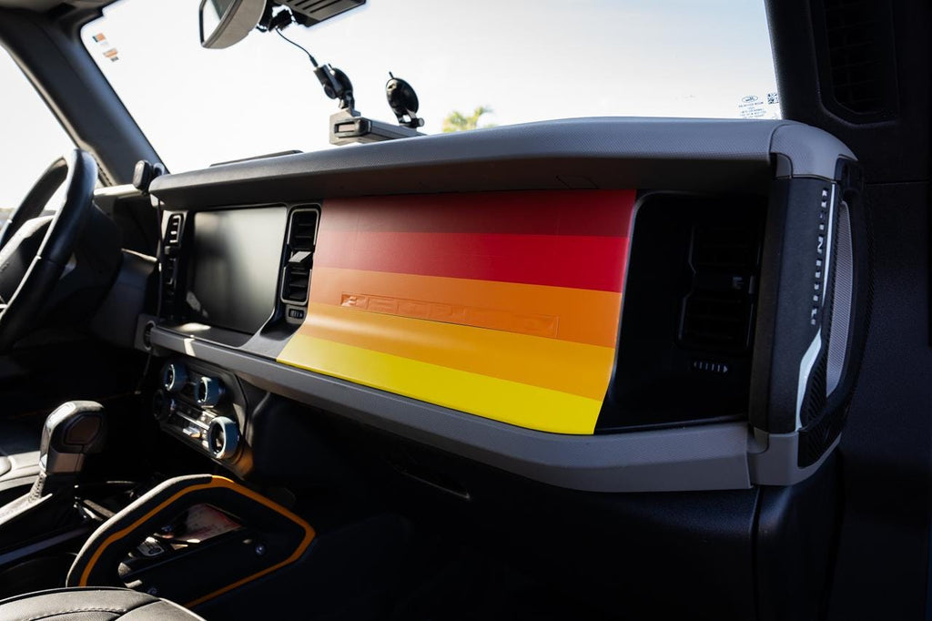 2021+ Bronco Sunset Dash Overlay Decals Stickers Graphics
