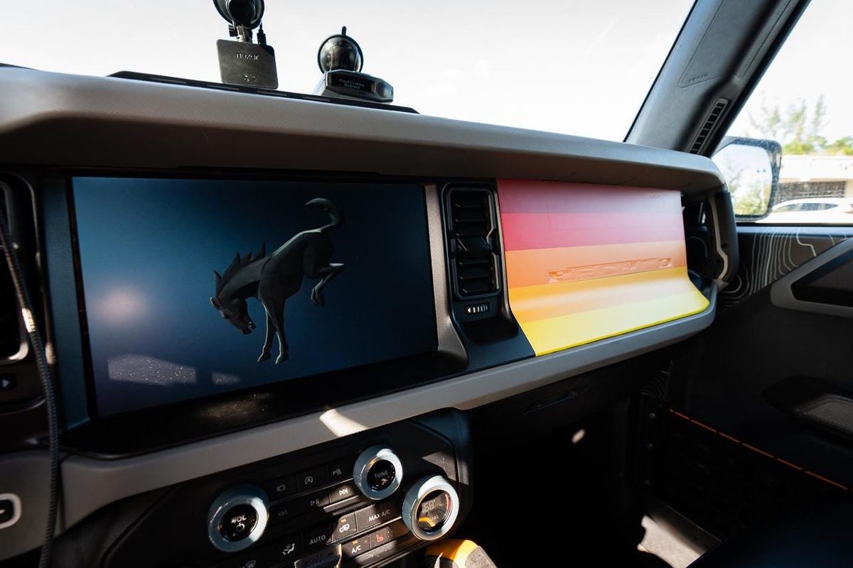 2021+ Bronco Sunset Dash Overlay Decals Stickers Graphics