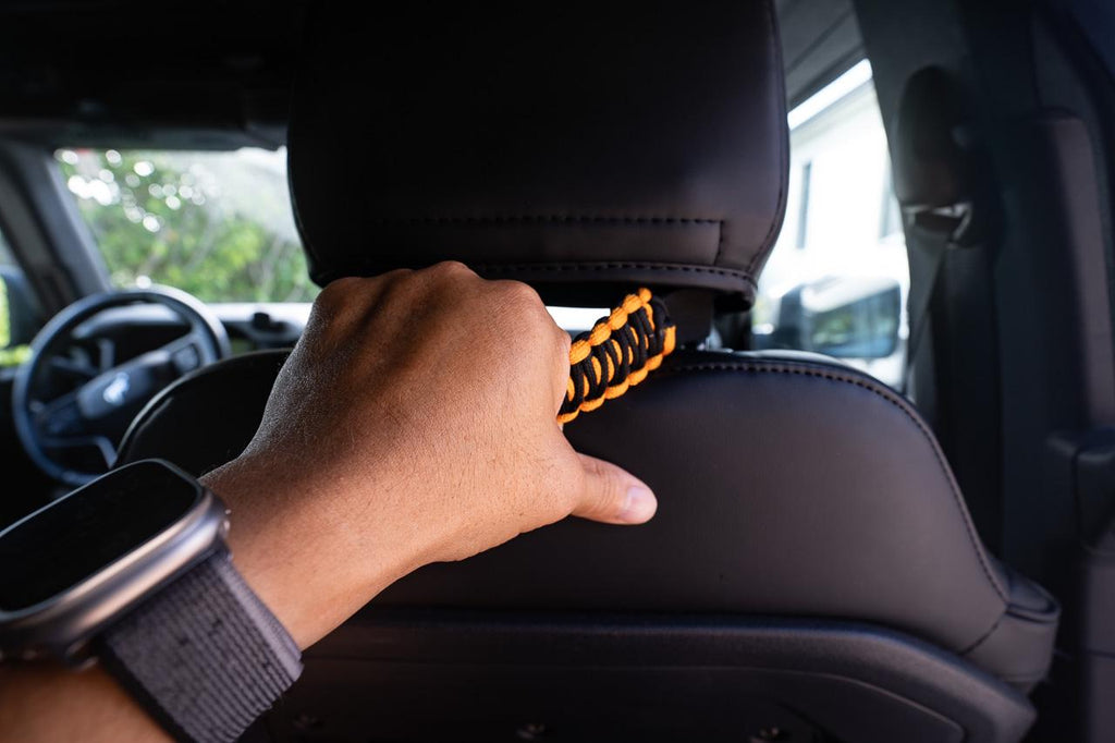 2021 Bronco Paracord Rear Headrest Grab Handles