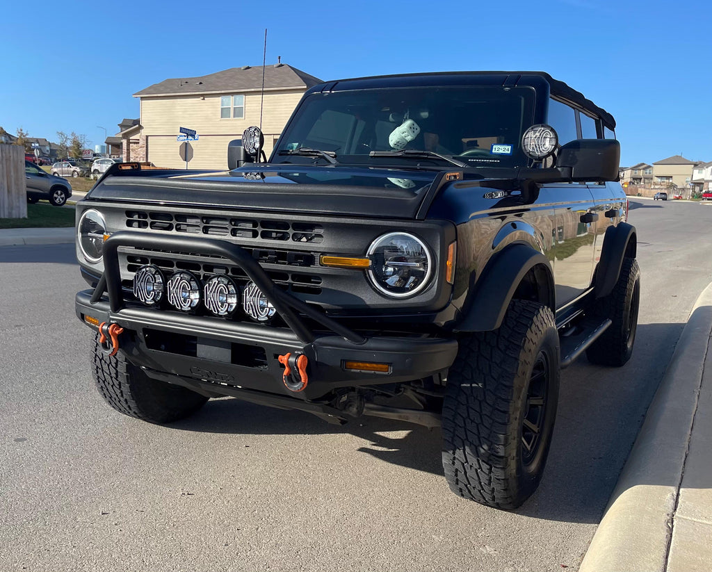 2021+ Bronco Shortie Amber / Orange DRL Overlays for Base Headlights