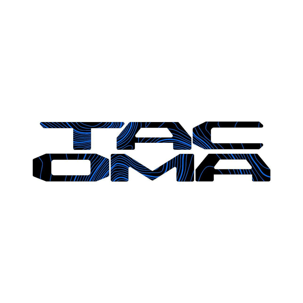 2024 Toyota Tacoma Topographic Tailgate Letters Stickers Decals Emblem Logo