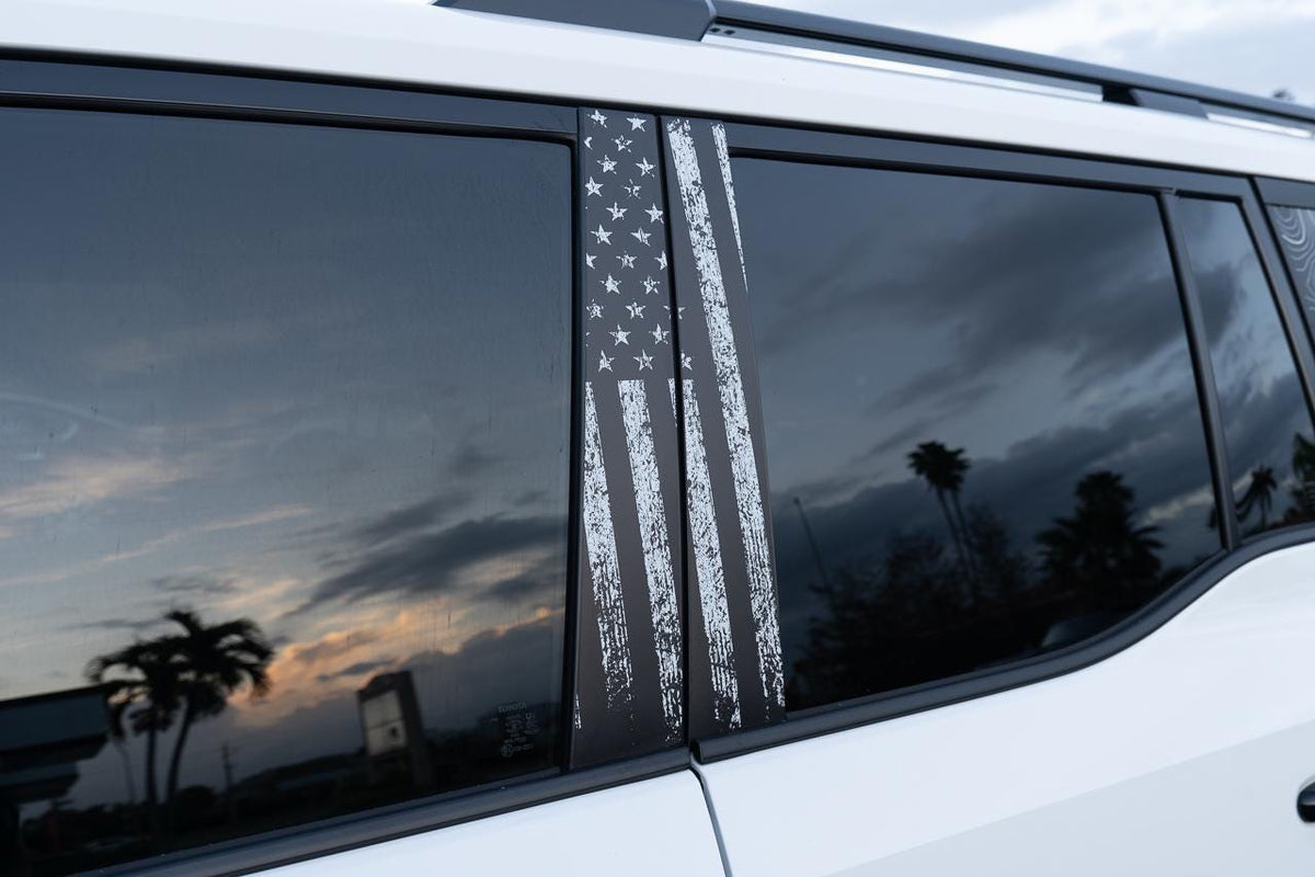 2024 Toyota Land Cruiser American Flag B Pillar Overlays