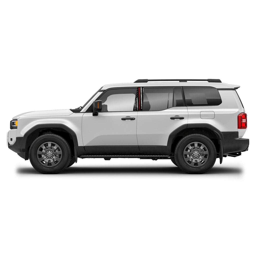 2024 Toyota Land Cruiser American Flag B Pillar Overlays