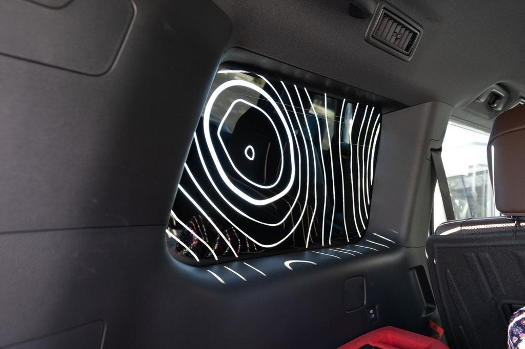 2024 Toyota Land Cruiser Topographic Map Window Overlays Decals Stickers
