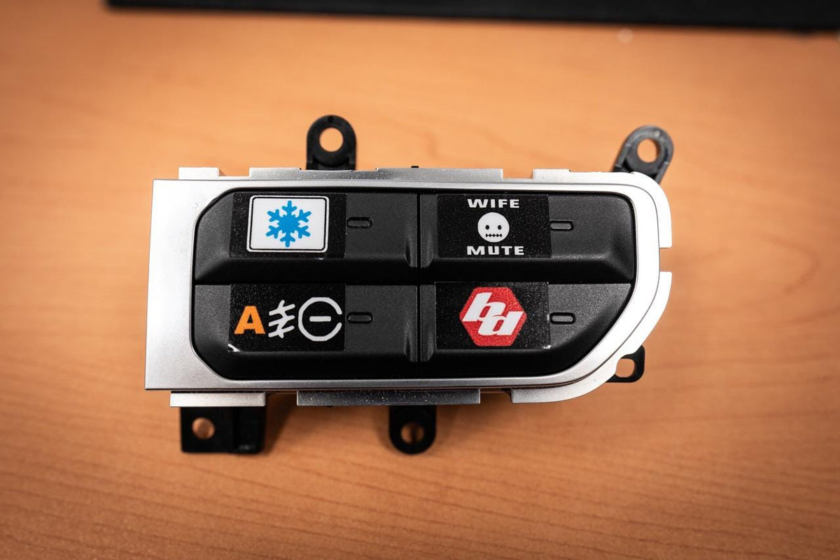 Auxiliary Switch Labels For Jeep Gladiator Jeep Wrangler JL 2018-2024