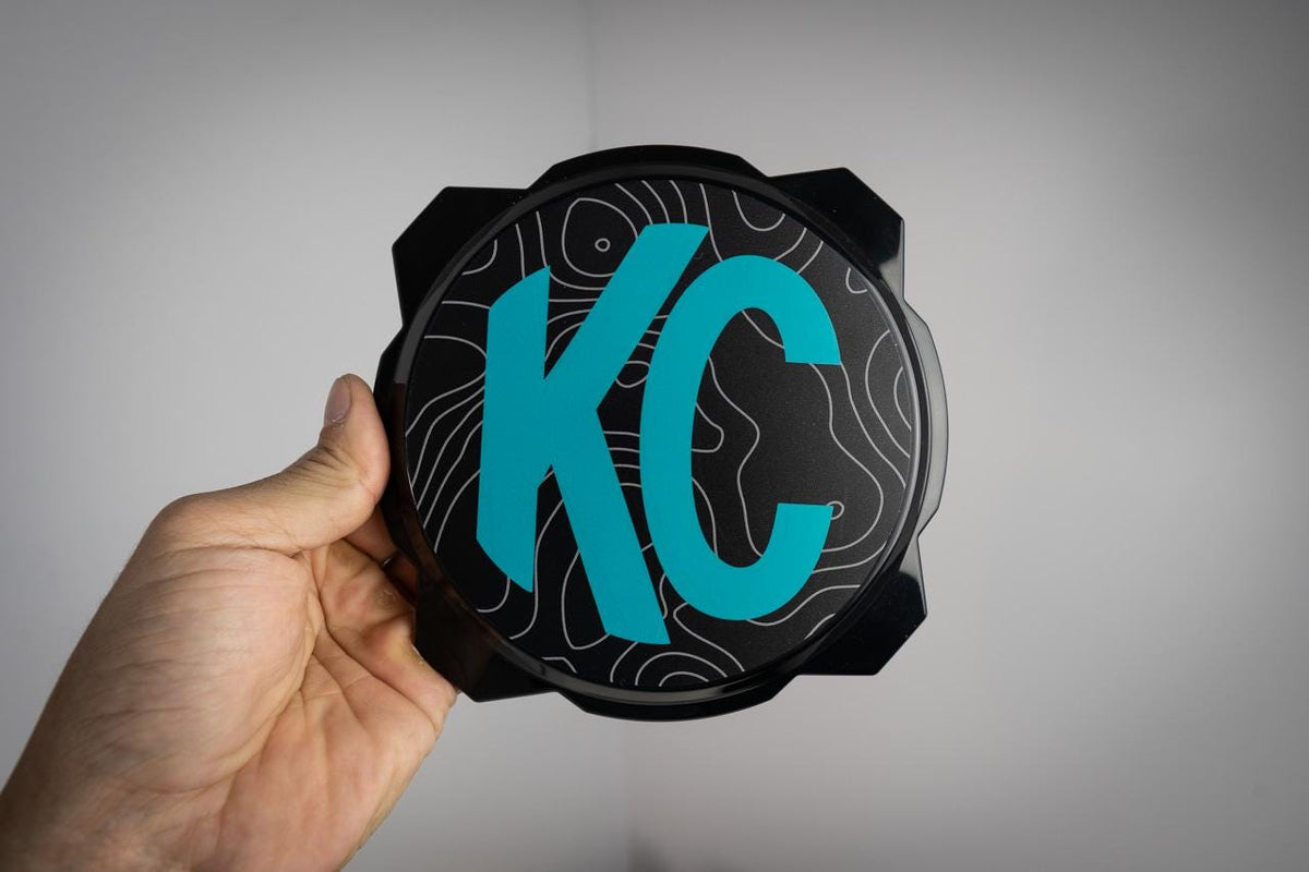 KC HiLites Pro6 Titan Gravity Topographic Map Light Cover Overlays