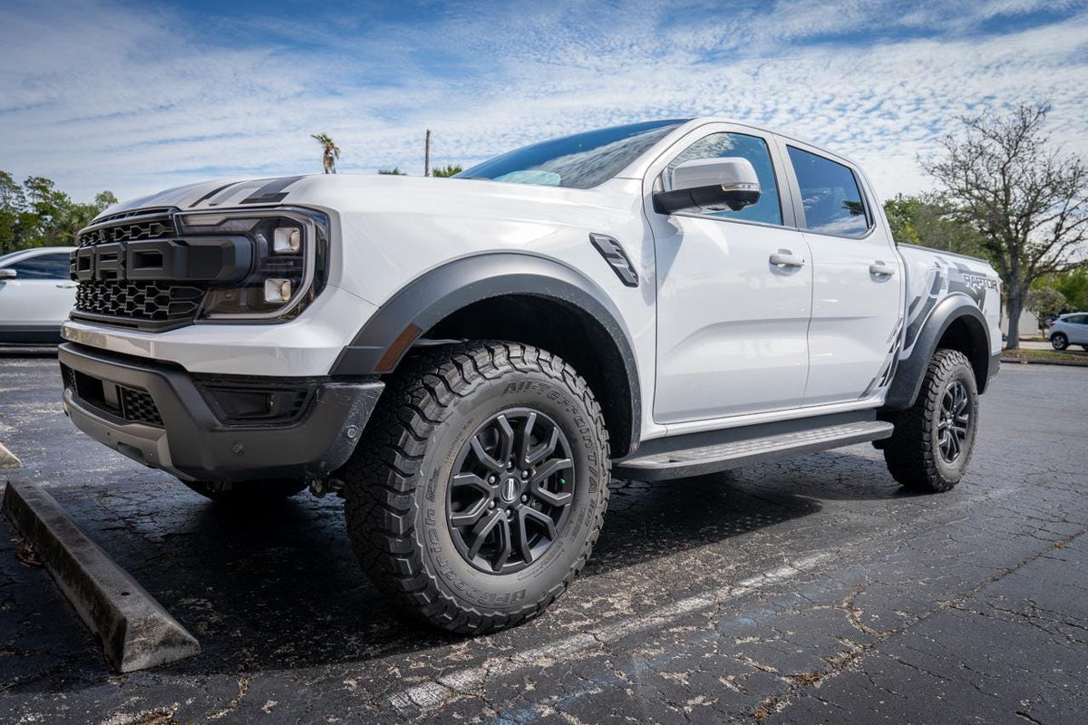 For 2024 Ford Ranger Front Sidemarker Overlays Decals Tint Smoked