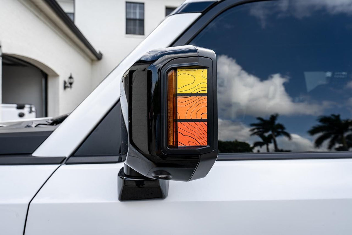 2024 Toyota Land Cruiser Topographic TRD Style Mirror Stripes 2025