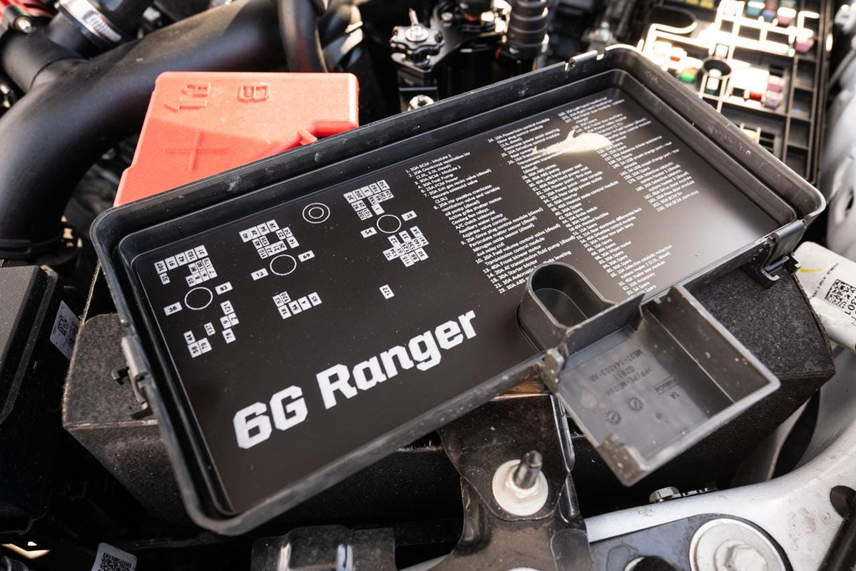2024 Ranger Underhood Fuse Labels for Ford 2025