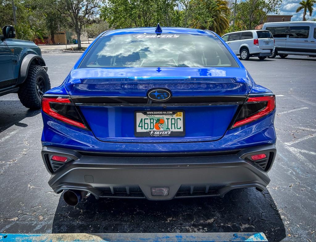 2022 WRX Smoked Taillight Overlays Decals Stickers Vinyl 2023 2024