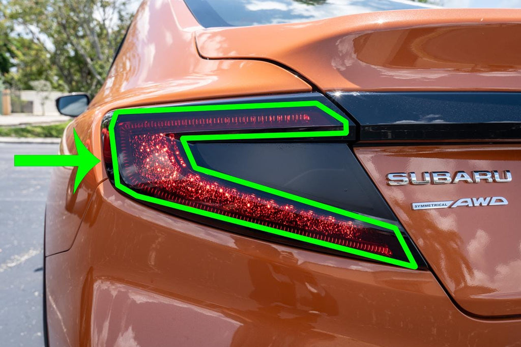2022 WRX Smoked Outer Taillight Overlays Decals Stickers Vinyl 2023 2024 2025 V2 Outer