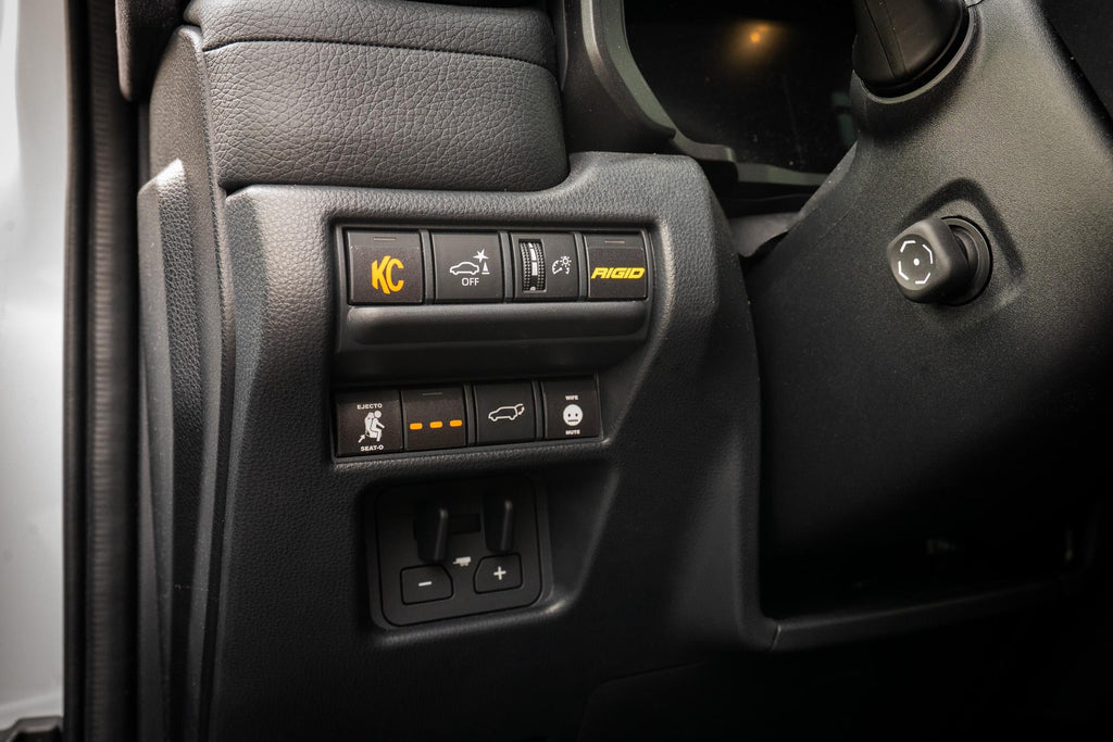 Toyota 2024 Tacoma OE Style Switch Labels and Switches 2025 2026 TRD Offroad Pro Trailhunter SR5