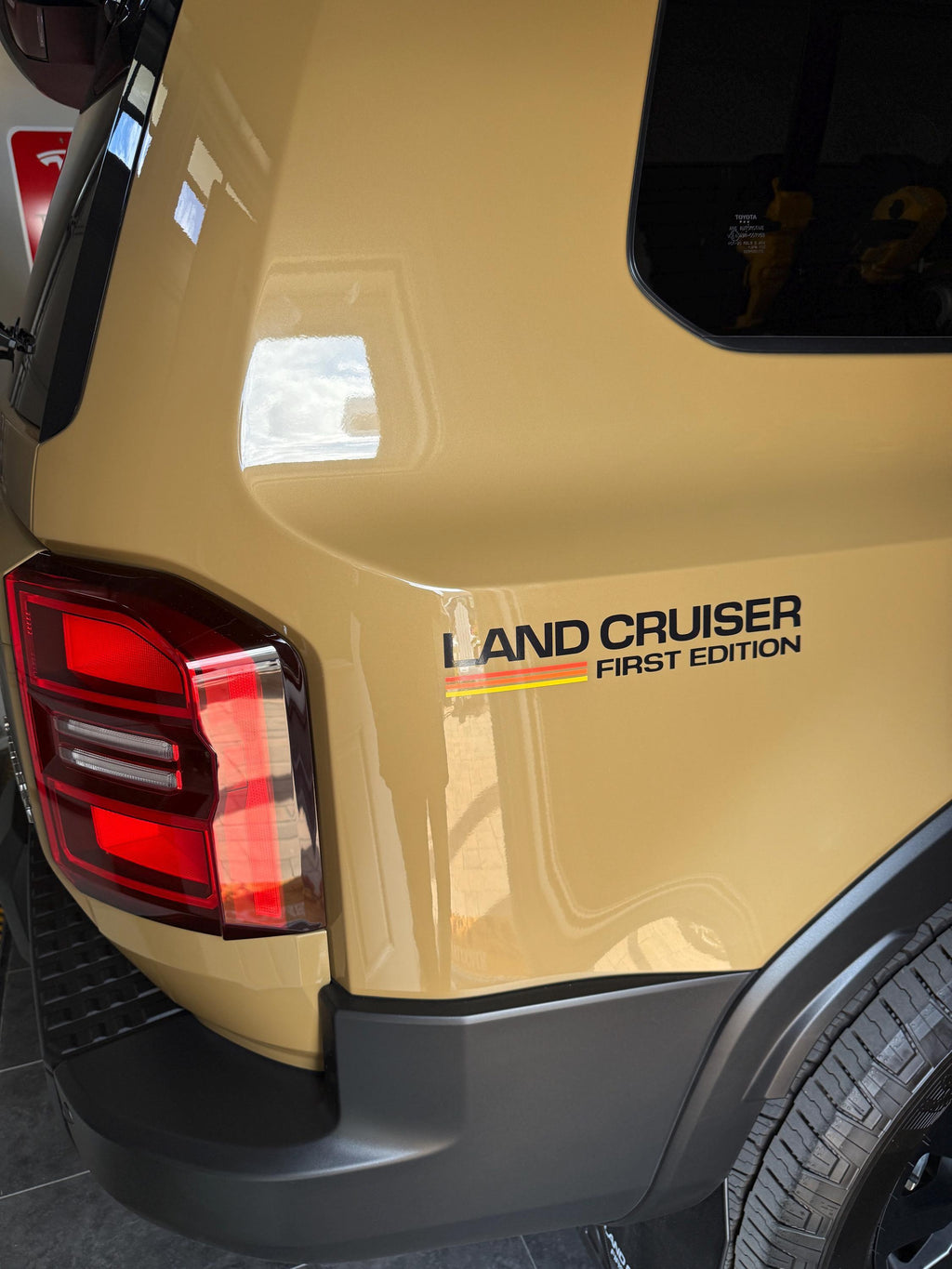 2024 Toyota Land Cruiser First Edition Rear Fender Decals