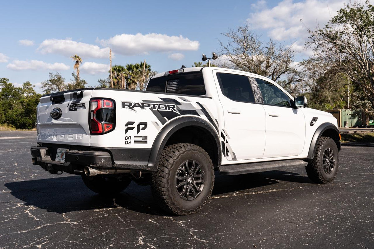 2024 Ford Ranger FN GN 02 Fender Decals Graphics Stickers