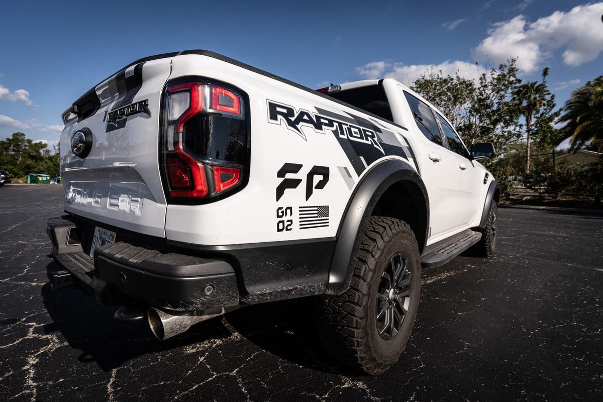 2024 Ford Ranger FN GN 02 Fender Decals Graphics Stickers
