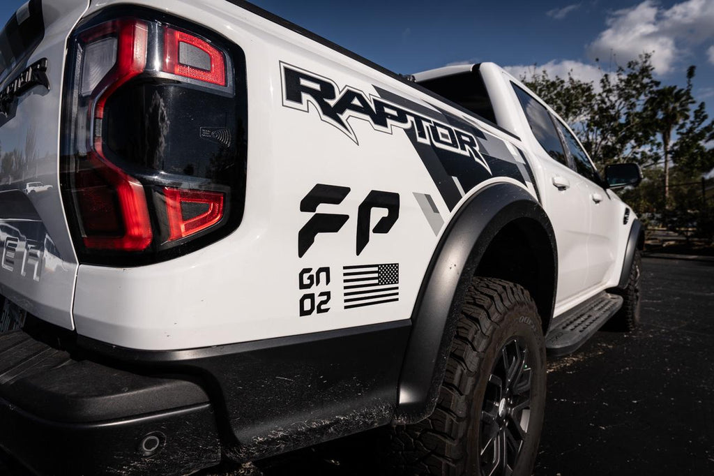 2024 Ford Ranger FN GN 02 Fender Decals Graphics Stickers