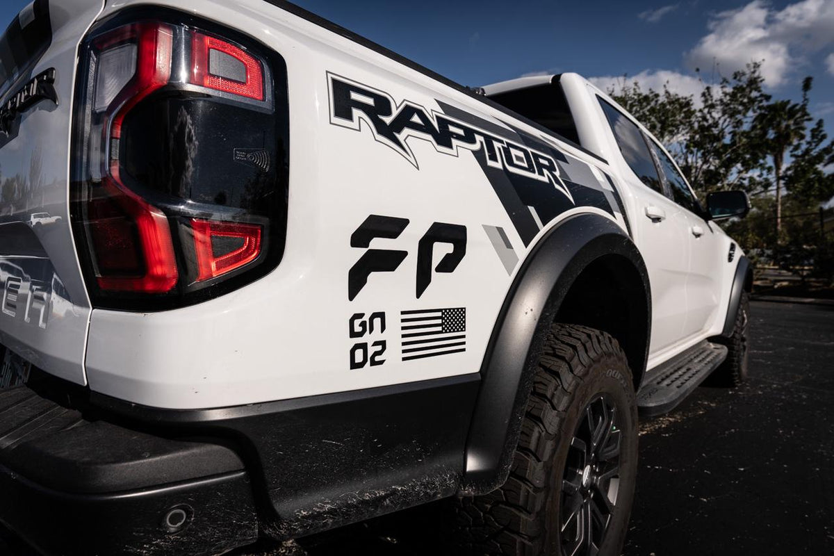 2024 Ford Ranger FN GN 02 Fender Decals Graphics Stickers