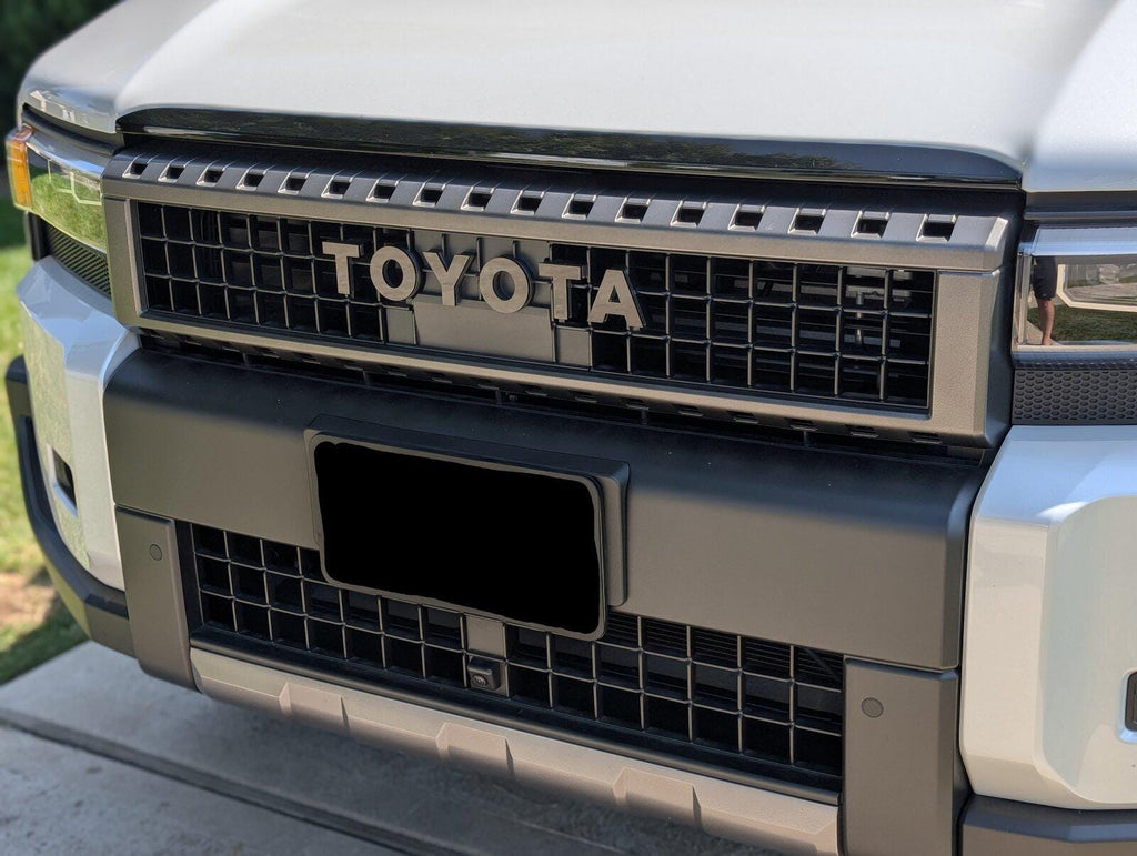 2024 Toyota Land Cruiser Acrylic Front Grille Letter Overlays 2025 2026 Also Fits FJ Cruiser