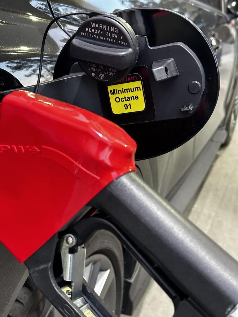 High Octane Fuel Cap Warning Sticker (Pair)