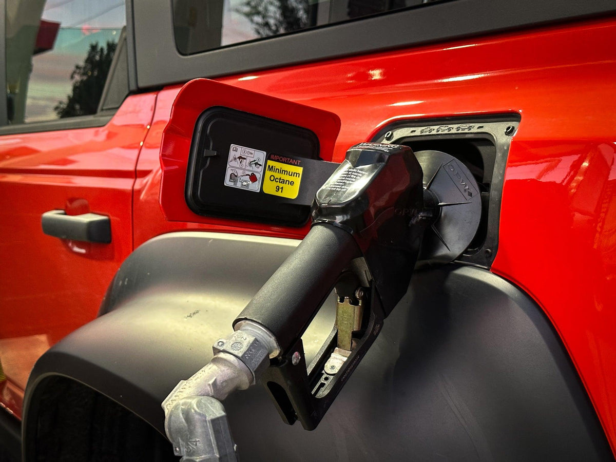 High Octane Fuel Cap Warning Sticker (Pair)