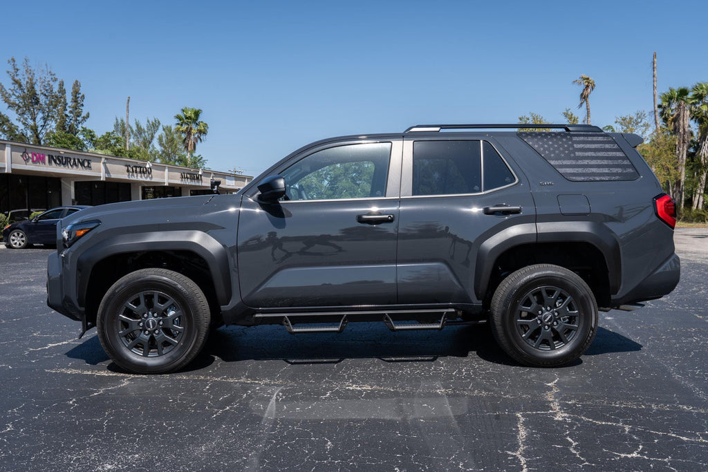 2025 Toyota 4Runner 6th Gen American Flag Window Overlay See Through V2