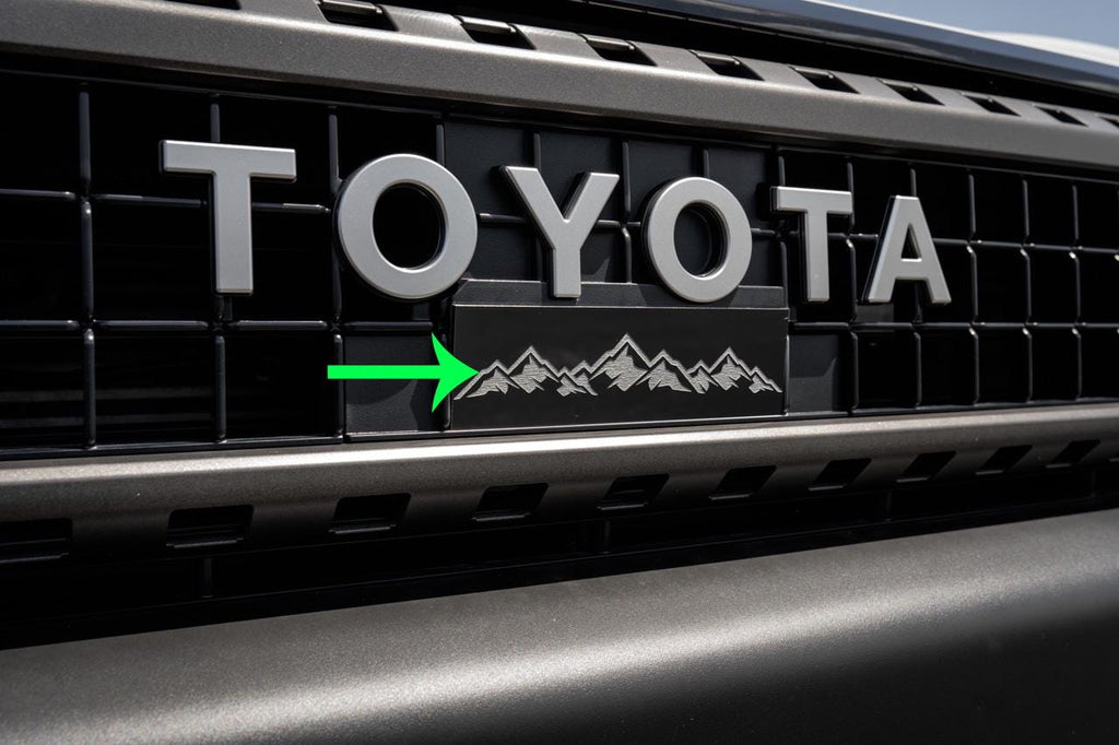2024 Toyota Land Cruiser Front Grille Mountain Emblem 2025