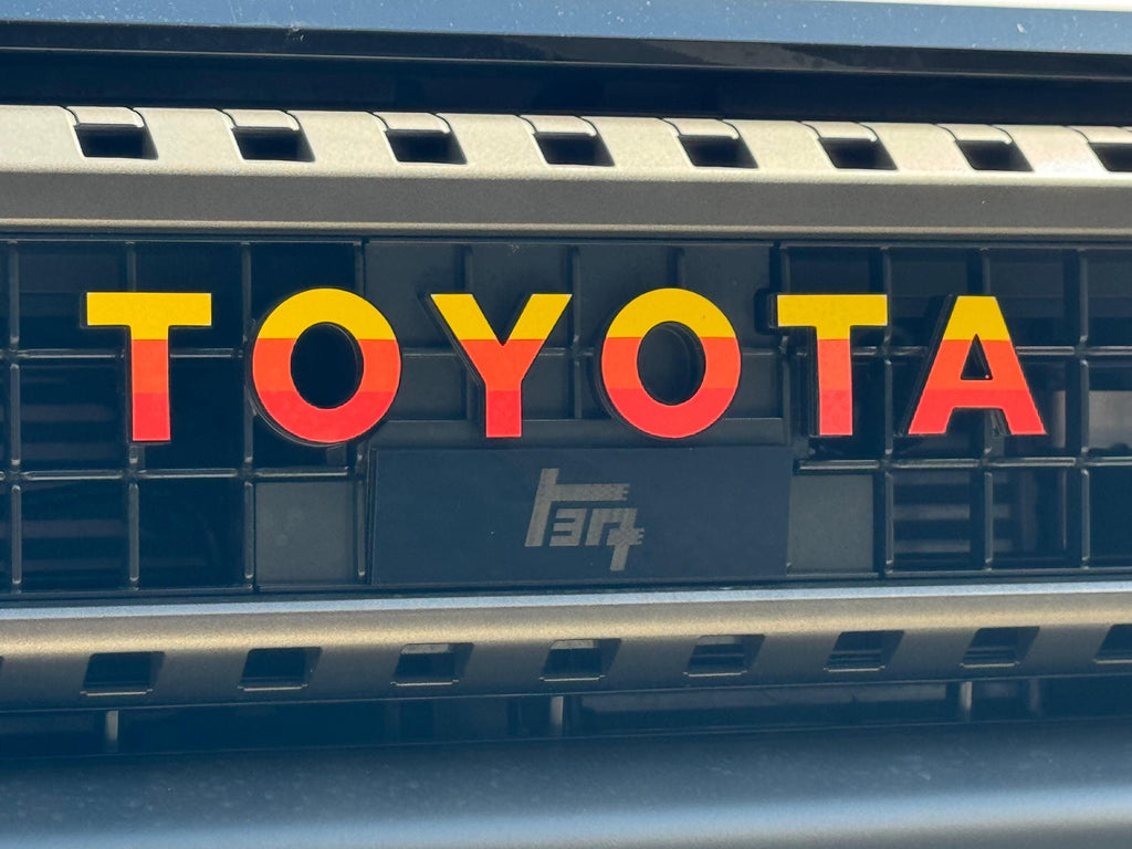 2024 Toyota Land Cruiser Front Grille Mountain Emblem 2025
