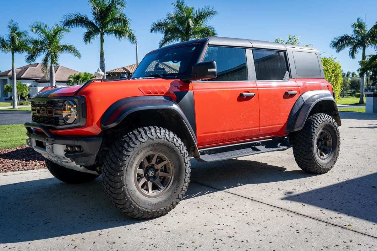 Bronco Raptor Fender Overlays Decals Like Everglades 2022 2023 2024