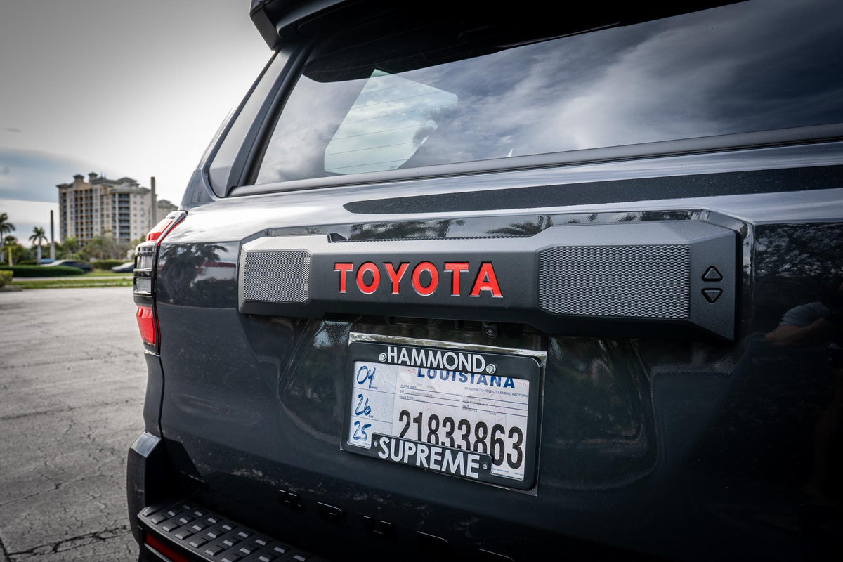 2025 Toyota 4Runner Rear Tailgate Liftgate Letter Inlays 6th Generation 6th Gen 2026