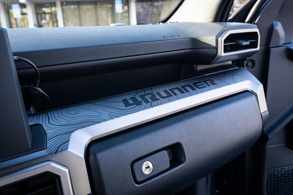 2025 Toyota 4Runner 6th Gen Topographic Map Dash Overlays