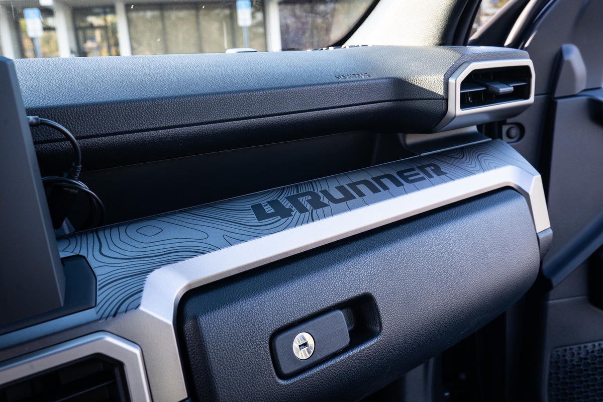 2025 Toyota 4Runner 6th Gen Topographic Map Dash Overlays