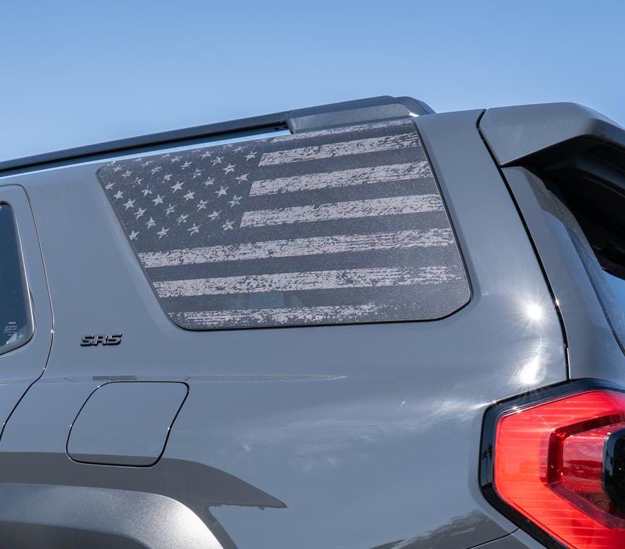 2024 Toyota Land Cruiser American Flag Window Overlay See Through V2 2025