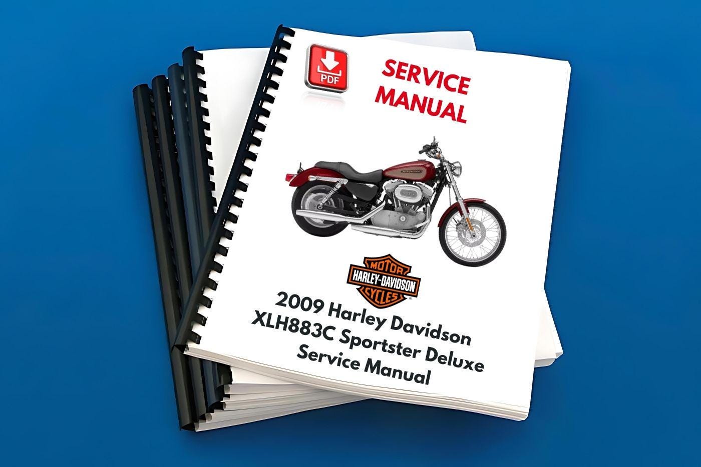 2009 Harley Davidson XLH883C Sportster Deluxe Service Manual