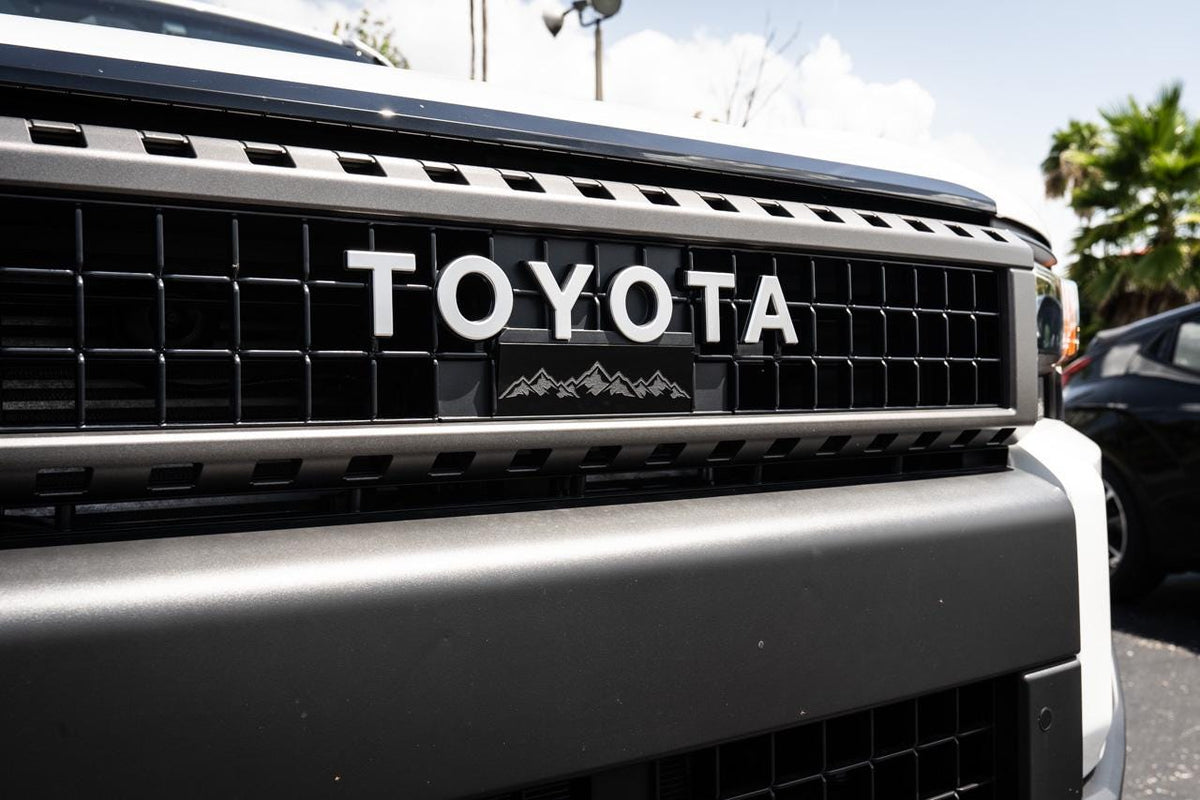 2024 Toyota Land Cruiser Front Grille Mountain Emblem 2025