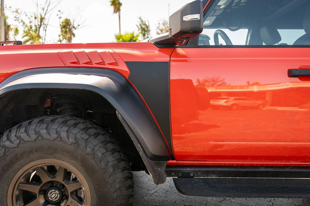 Bronco Raptor Fender Overlays Decals Like Everglades 2022 2023 2024