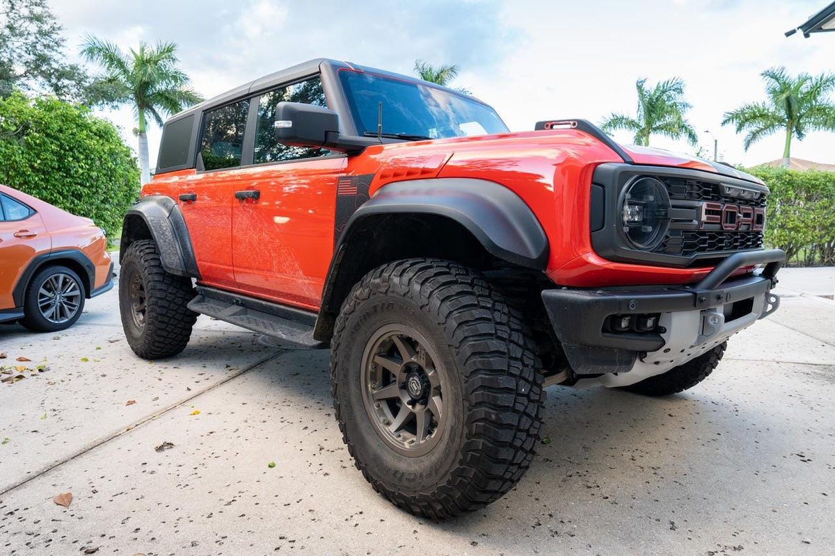 Bronco Raptor Fender Overlays Decals Like Everglades 2022 2023 2024