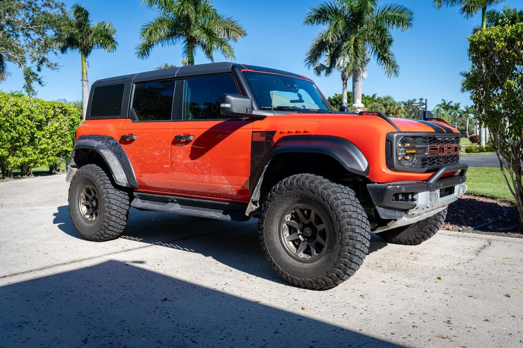 Bronco Raptor Fender Overlays Decals Like Everglades 2022 2023 2024